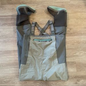 Simms Stockingfoot Fishing Waders Sz Medium Full